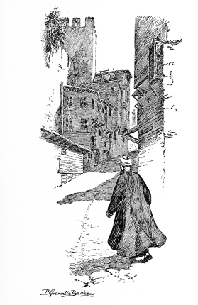 The Landward Walls of the Seraglio.

Romance and mystery cling to the place and live in the name Seraglio. It
is jealously walled in, the wall being of Turkish construction and
comparatively recent, and to it may be seen clinging quaint wooden
houses.