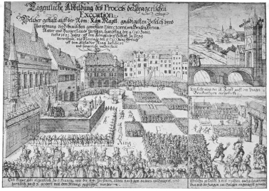 THE EXECUTIONS ON THE MARKET-PLACE OF THE OLD TOWN OF
PRAGUE ON THE 21ST OF JUNE 1621