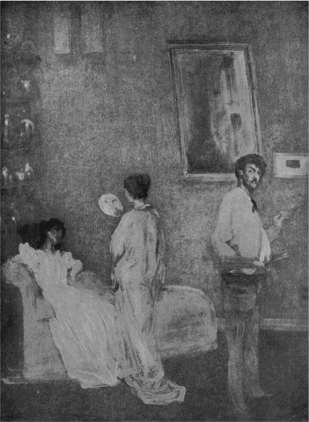 WHISTLER IN HIS STUDIO