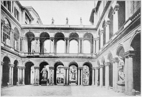 PALAZZO BORGHESE, ROME. COURTYARD.