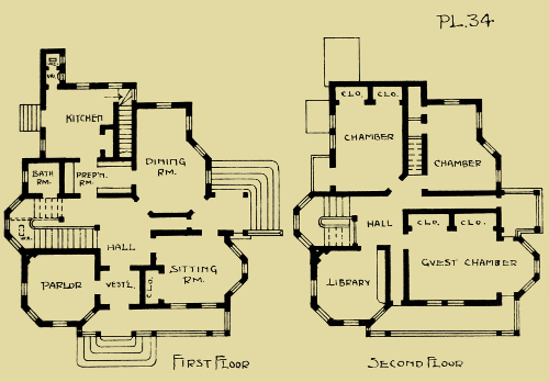 Plate 34: Proposed houses.