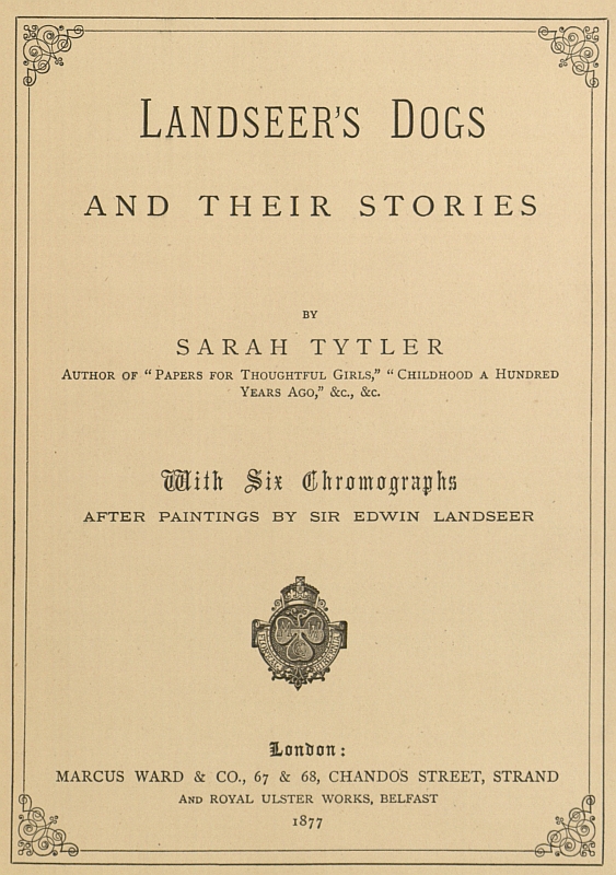 Second title page