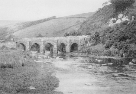 Image unavailable: LANDACRE BRIDGE, EXMOOR.