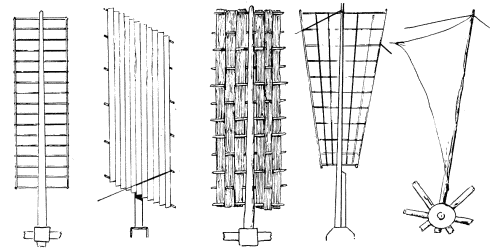 TYPICAL WINDMILL ARMS.