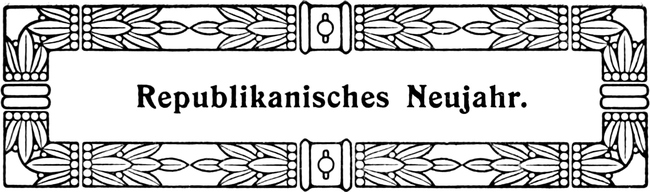 Republikanisches Neujahr