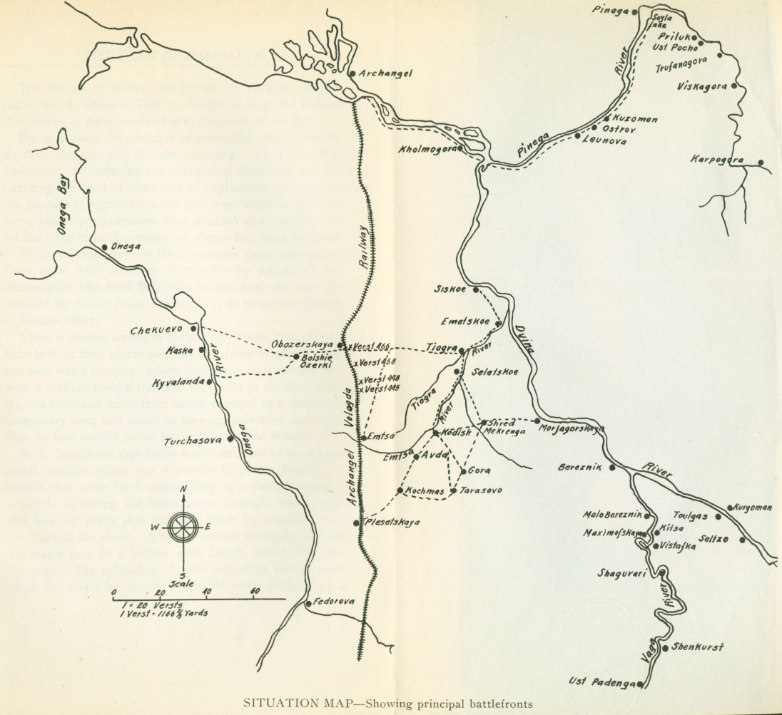 SITUATION MAP--Showing principal battlefronts