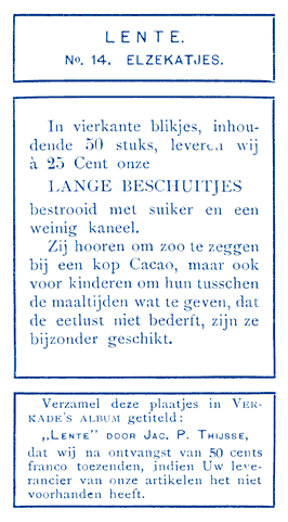 Elzekatjes.