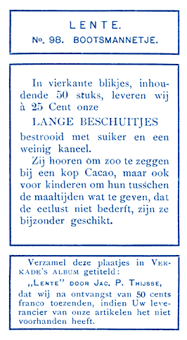 Bootsmannetje.