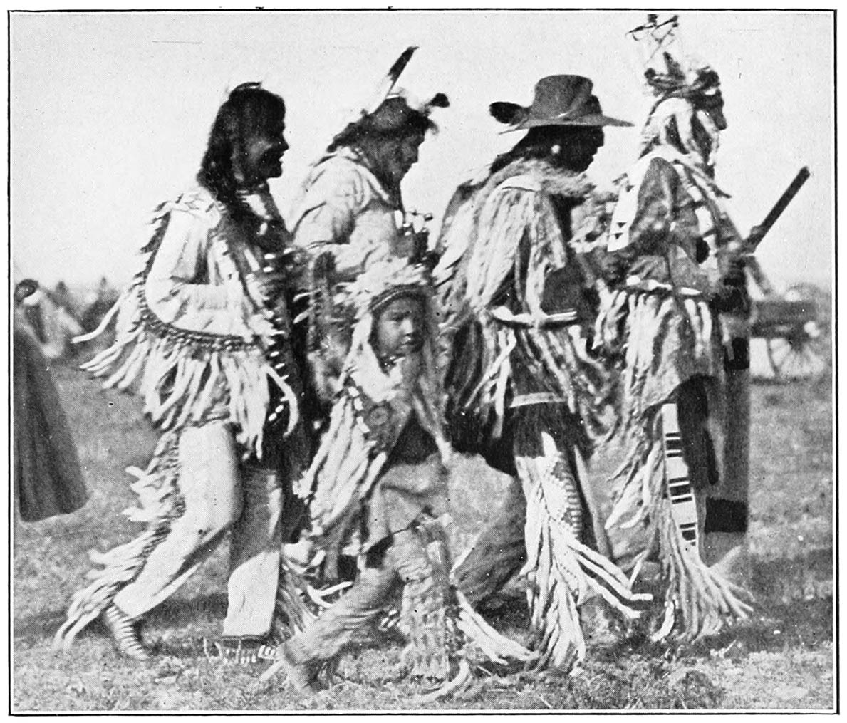 SOCIETY OF BRAVE DOGS MARCHING THROUGH THE CAMP